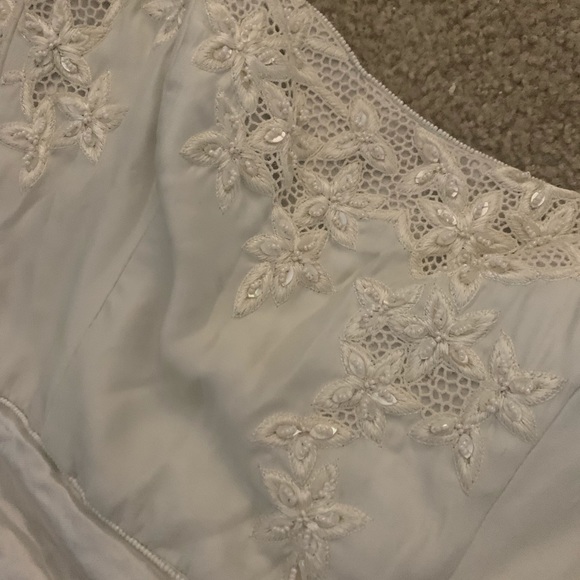 Nicole Miller at Nordstrom Mermaid Wedding Dress w/Corset Beaded Bodice NWT - Picture 3 of 4